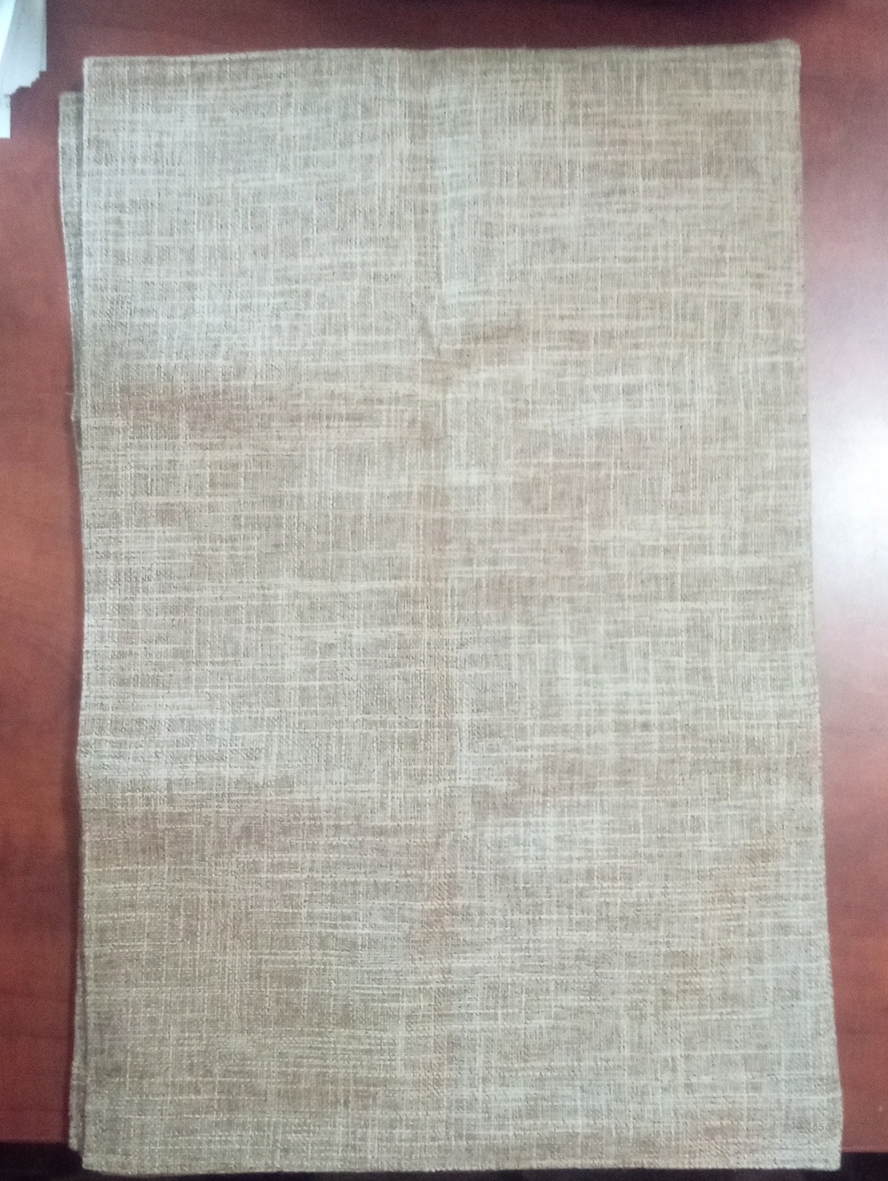 Set Of 4 Neutral Burlap-Style Placemats Home Accents Dining New In Package